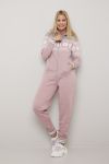 Vinterstjerne jumpsuit rosa-gråmelert..