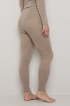 Longs i merinoull/silke Beige