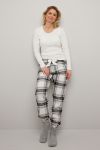 Nightwear Halley langermet pyjamastopp offwhite.