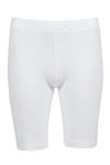 Basic Piper sykkelshorts i bomull hvit