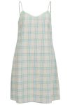 Nightwear flanell nattkjole beige-blå