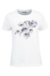 Lifetime Sibyl t-skjorte med blomsterprint hvit