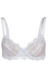 Basic Eva balconette-bh i blonde hvit