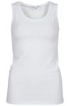 Basic Piper lang singlet hvit