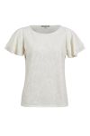 Lifetime Madelyn topp med volangermer offwhite