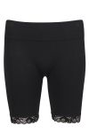 Basic sømløs shorts sort