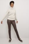 Lifetime Marie coated jeggings brun.