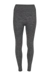 Basic Nova Seamless leggings med børstet innside gråmelert