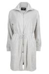 Nightwear morgenkåpe med glidelås lys grå
