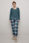 Nightwear Lana pyjamastopp grønn.