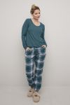 Nightwear Lana pyjamastopp grønn.