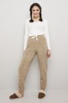 Nightwear Meri pyjamasbukse i fleece beige