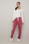 Meri pyjamasbukse i fleece Fuksia..