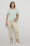 Lifetime Camilla jeans med strassbånd beige
