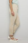 Lifetime Camilla jeans med strassbånd beige
