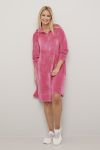 Lifetime Mari Velourkjole fuksia..