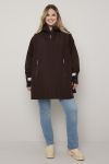 Vestland poncho Brun