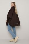 Vestland poncho Brun