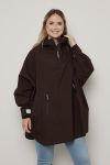 Vestland poncho Brun