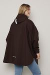 Vestland poncho Brun