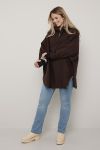Vestland poncho Brun