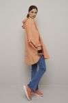 Vestland poncho korall
