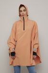 Vestland poncho korall
