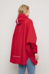 Vestland poncho Rød