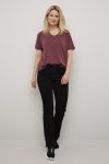 Modal t -shirt bordeaux.