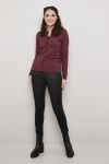 Rollo cardigan bordeaux