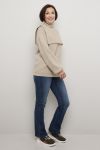 Neck warmer beige.