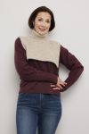 Neck warmer beige.