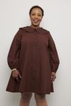 Cassandra kjole brun.