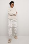 Fleece pyjamas beige.