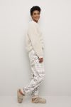 Fleece pyjamas beige.