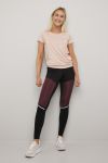 Livarden vintertights sort/burgunder.