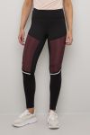 Livarden vintertights sort/burgunder.
