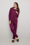 Safa hettegenser cerise.