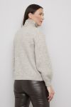 Hellen zip  pullover beige.