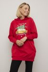 LT Clothing Julekosekjole til dame rød.