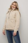 Longyearbyen Fleecejakke dame beige.