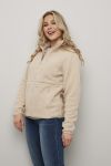 Longyearbyen Fleecejakke dame beige.