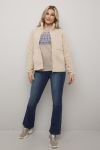 Longyearbyen Fleecejakke dame beige.