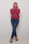 Prosecco prinsessen genser Fuksia