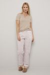 Nightwear Pyjamastopp med korte ermer Alice beigemelert..