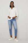 Bluse med knapper Britney Offwhite