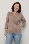 Britneybluse med knapper