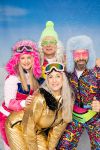 Skibrille Glam Sort nagler