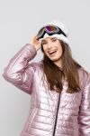 Skibrille Glam Sort nagler
