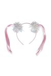 LT KIDS ACCESSORIES Hårbånd med glitter og hår rosa